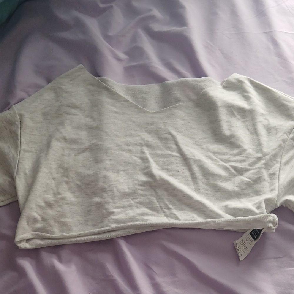 SHEIN Light Gray Top